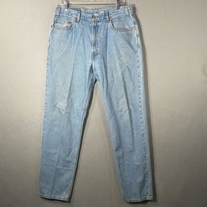 Levi's Strauss 550 Relaxed Fit Tapered Leg Blue Denim Jeans Pants Men's 36 x 34